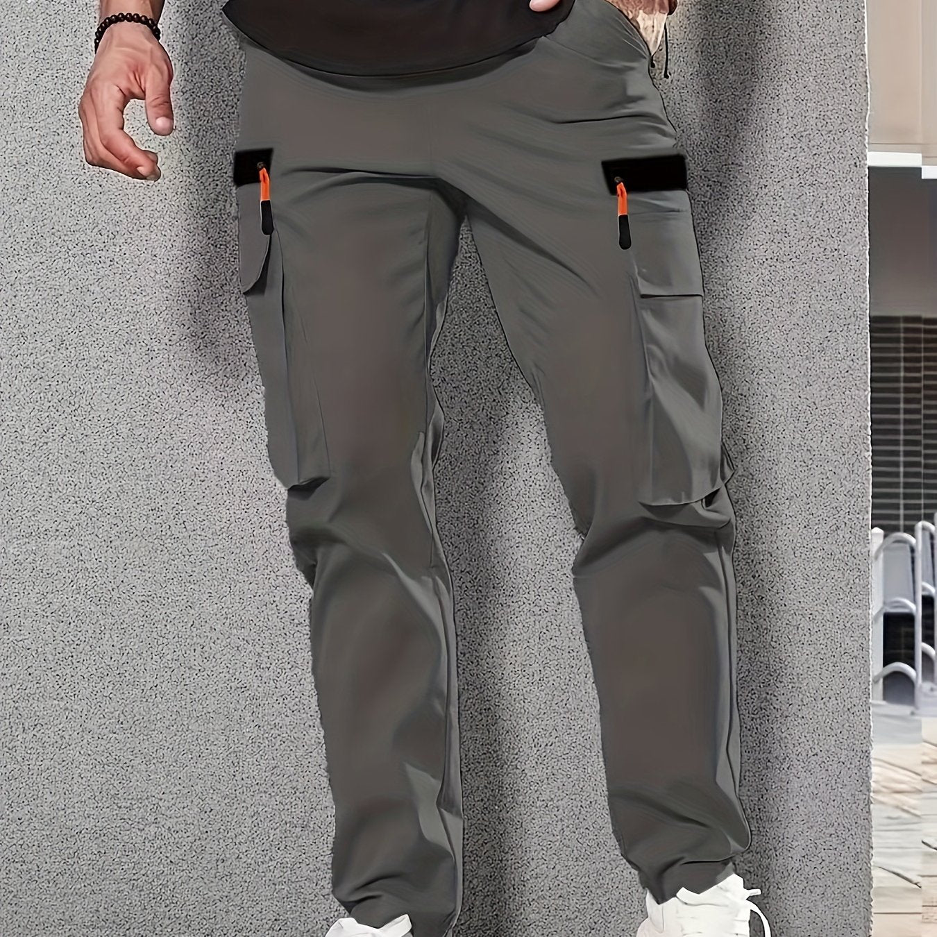 Men's Cargo Pants, Multi-Pocket, Straight-Leg