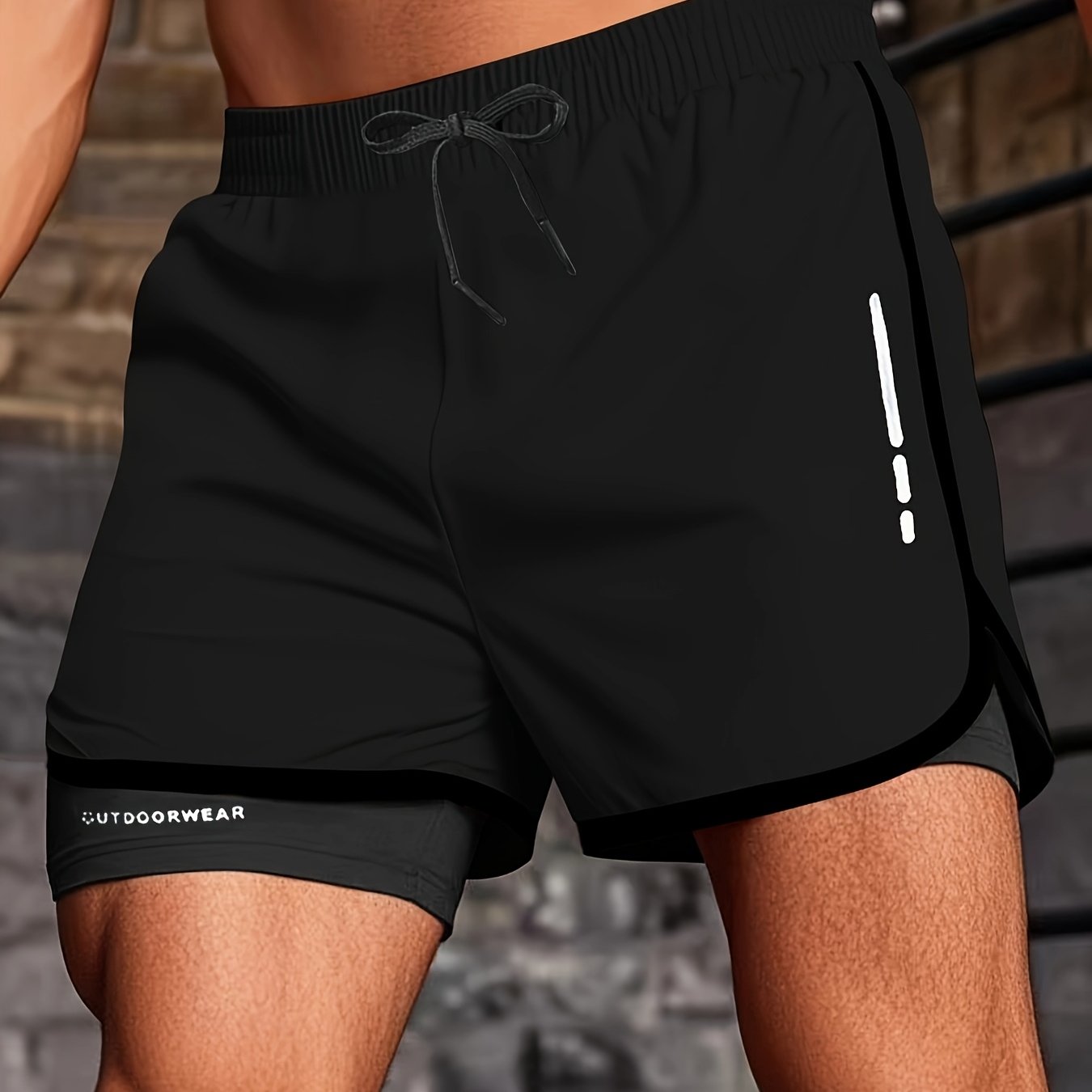 Men's Swim Trunks, Quick-Dry, Flat-Front Lined
