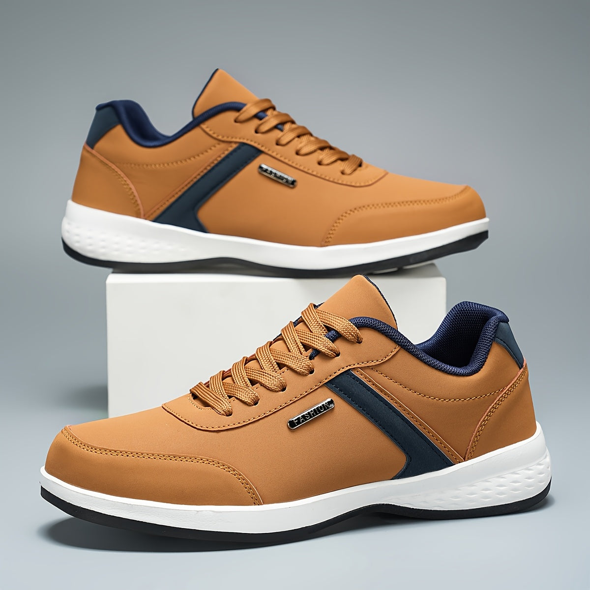 Men's Retro British Casual Shoes, Slip-On