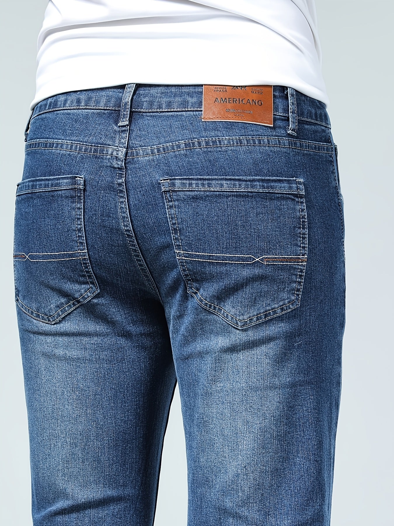 Men's Jeans, Blue Wash, Slim-Fit Stretch
