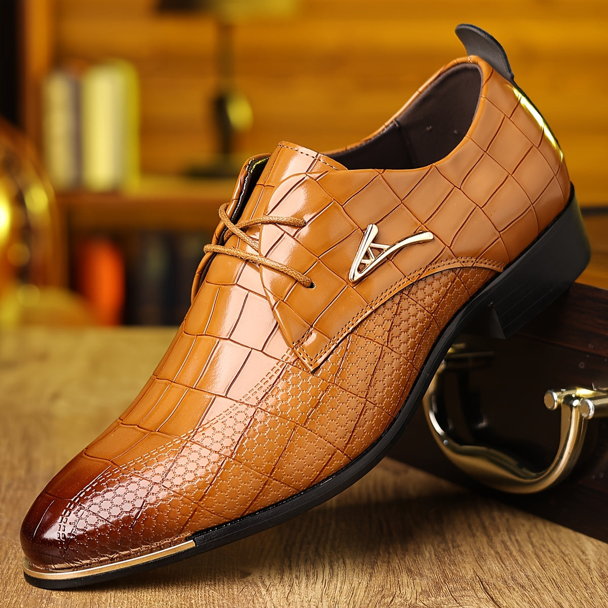 Men's Pointed-Toe Dress Loafers, Slip-On