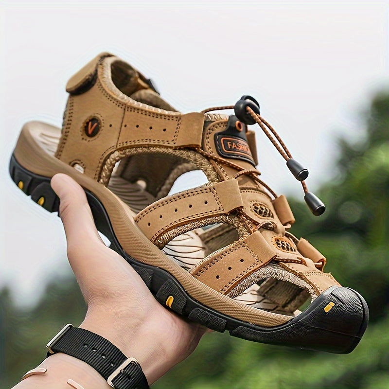 Men's Adjustable-Strap Sandals, Vintage Outdoor