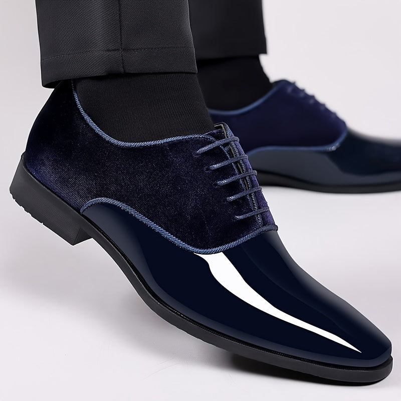 Men's Derby Dress Shoes, Pointed-Toe Business