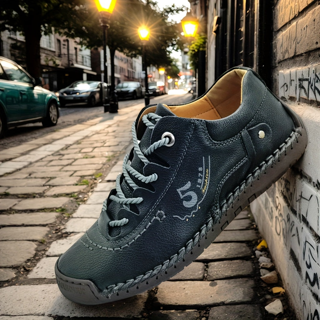 Men's Handmade Casual Sneakers, Outdoor Walking