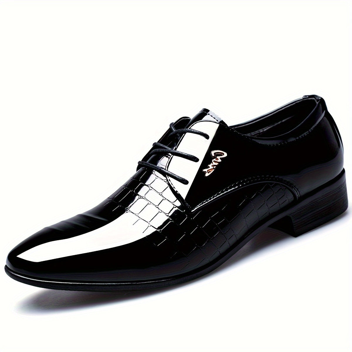 Men's Lace-Up Pointed-Toe Dress Loafers, British Style