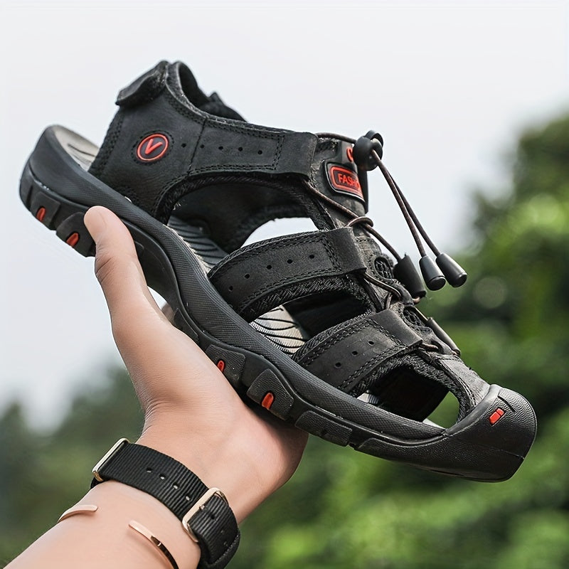 Men's Adjustable-Strap Sandals, Vintage Outdoor