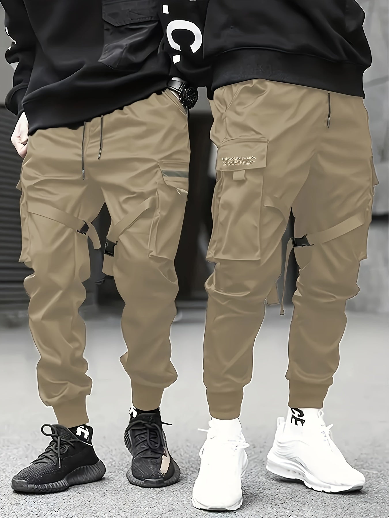 Men's Cargo Pants, Straight-Leg, Slim Multi-Pocket