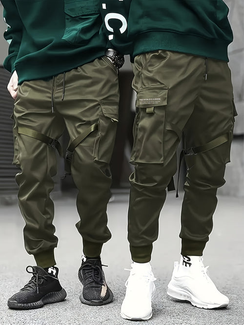 Men's Cargo Pants, Straight-Leg, Slim Multi-Pocket