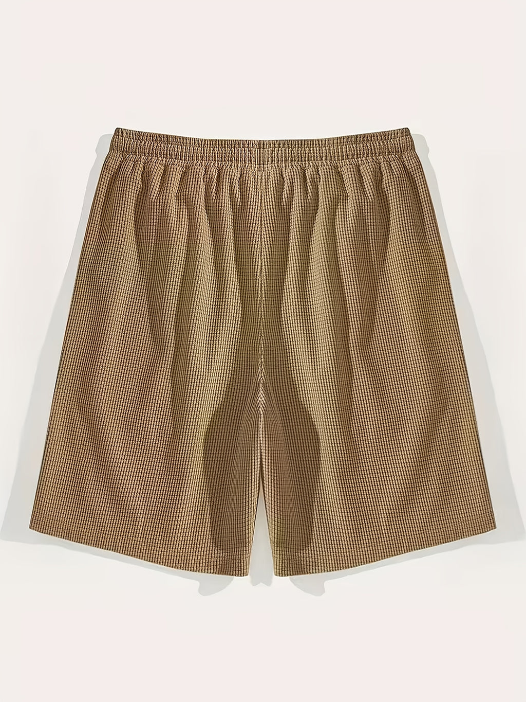 Men's Waffle Athletic Shorts, Lightweight, Multi-Pocket Drawstring