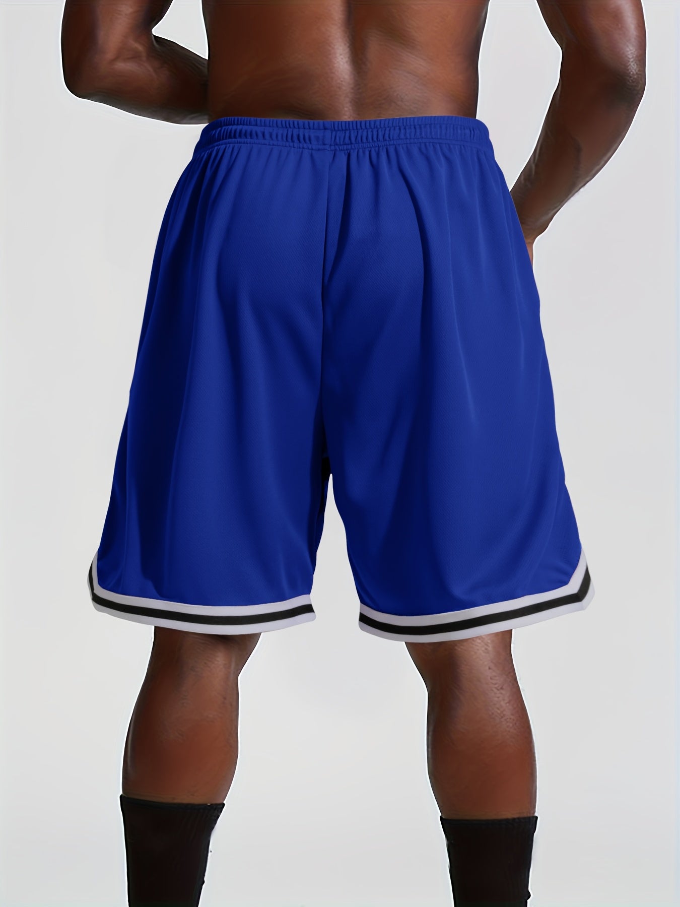Men's Basketball Shorts, Printed, Lightweight Breathable Drawstring