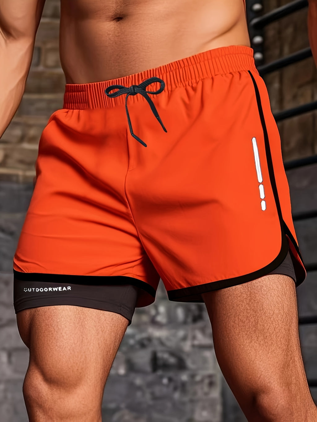 Men's Swim Trunks, Quick-Dry, Flat-Front Lined