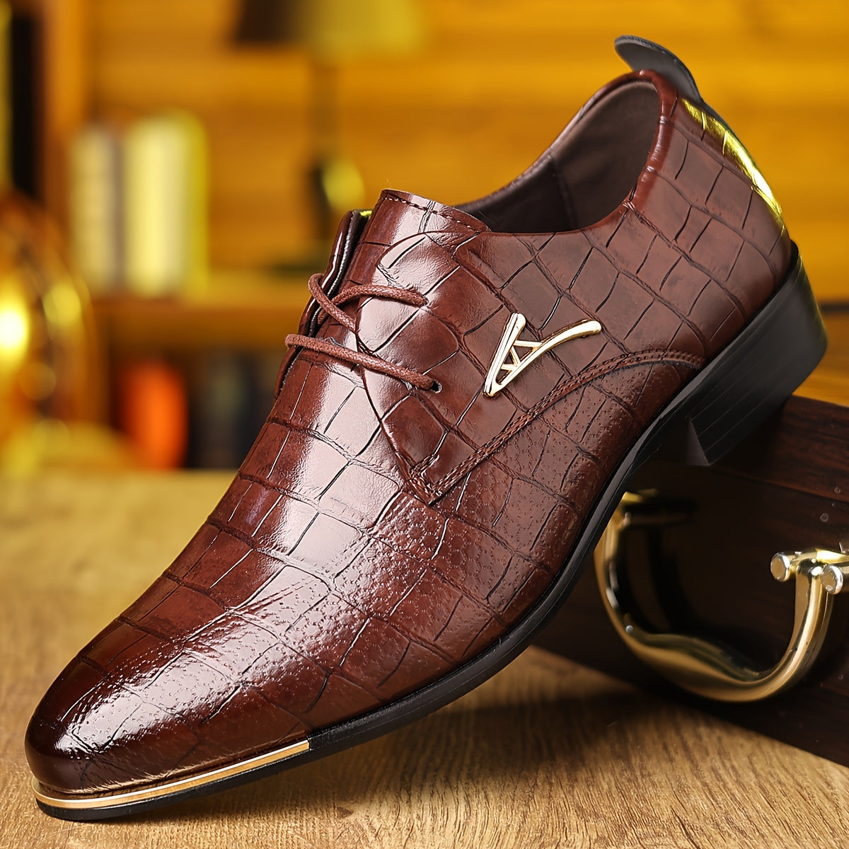 Men's Pointed-Toe Dress Loafers, Slip-On