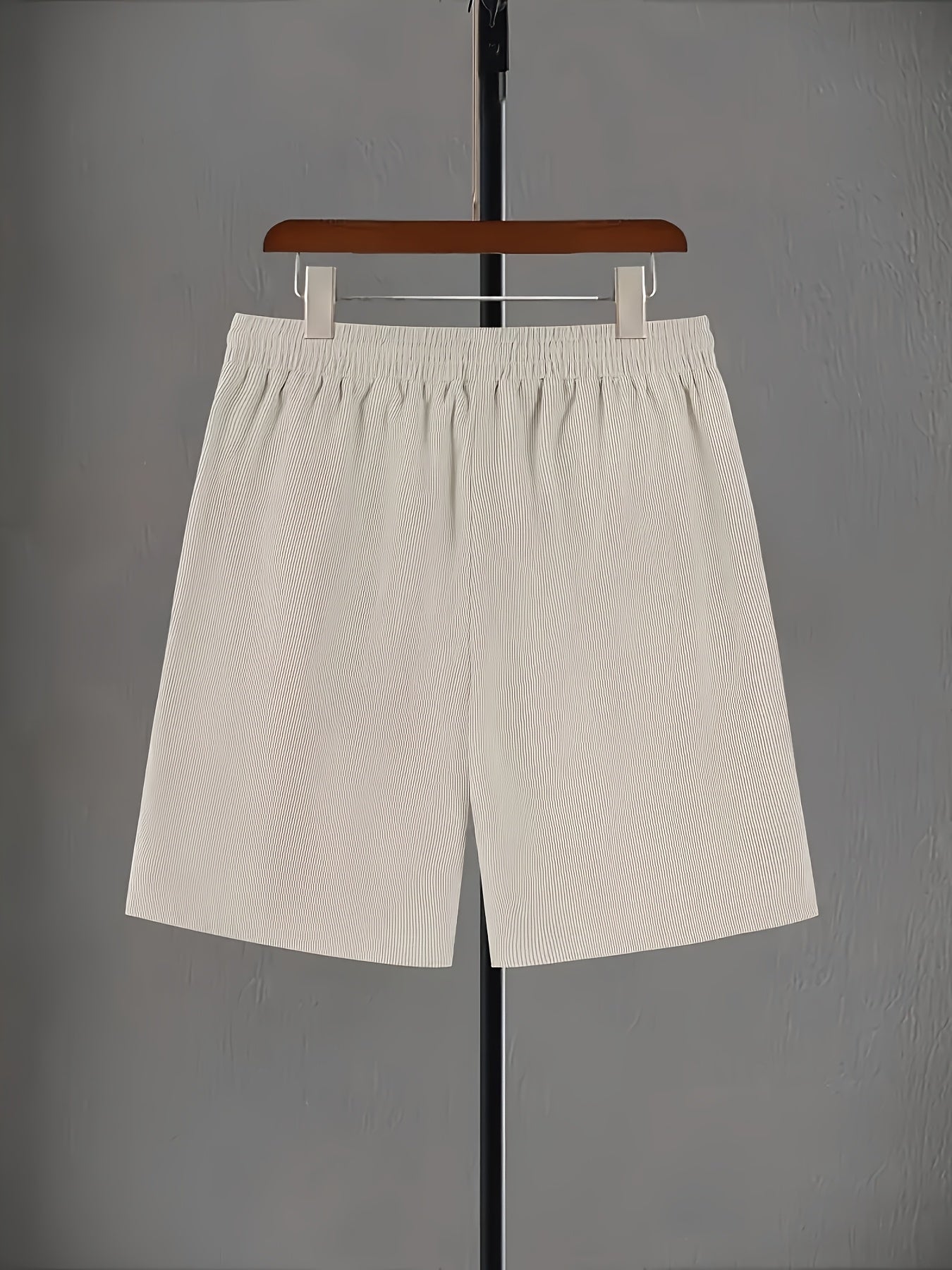 Men's Corduroy Shorts, Drawstring Casual