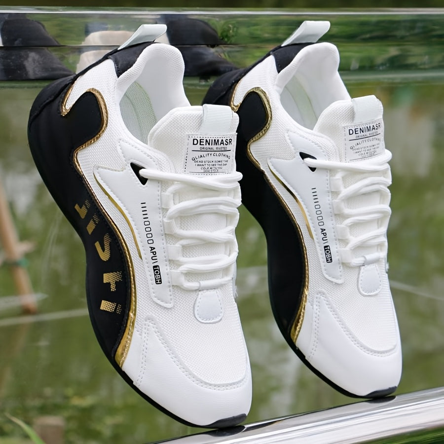 Men's Fashion Sneakers, Lace-Up Low-Top