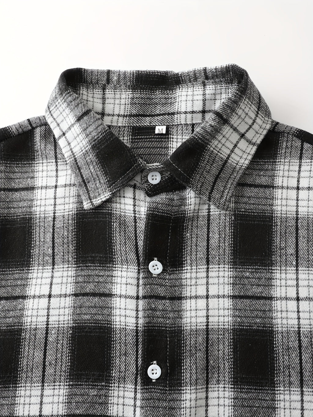 Men's Flannel Shirt, Loose-Fit Plaid, Long-Sleeve