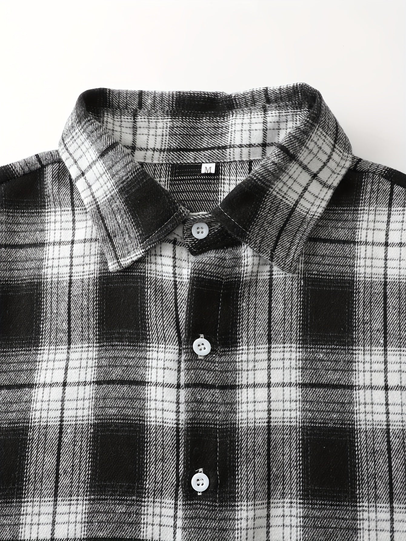 Men's Flannel Shirt, Loose-Fit Plaid, Long-Sleeve