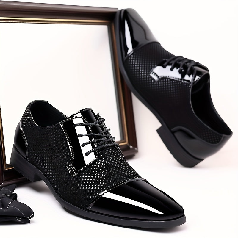 Men's Derby Dress Shoes, Pointed-Toe Business