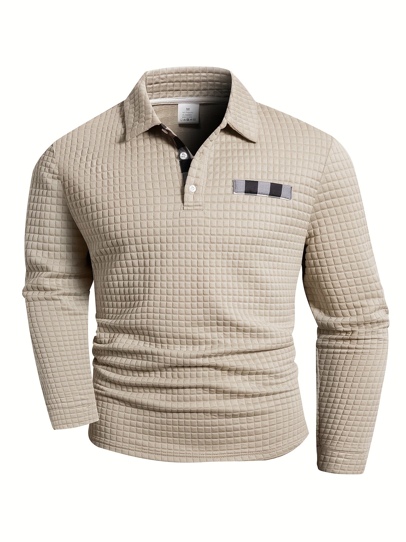 Men's Plaid Flannel Shirt, Long-Sleeve, Brushed