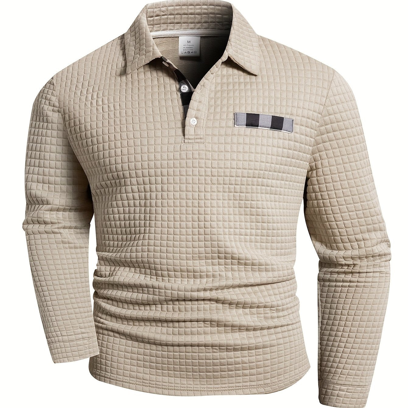 Men's Plaid Flannel Shirt, Long-Sleeve, Brushed