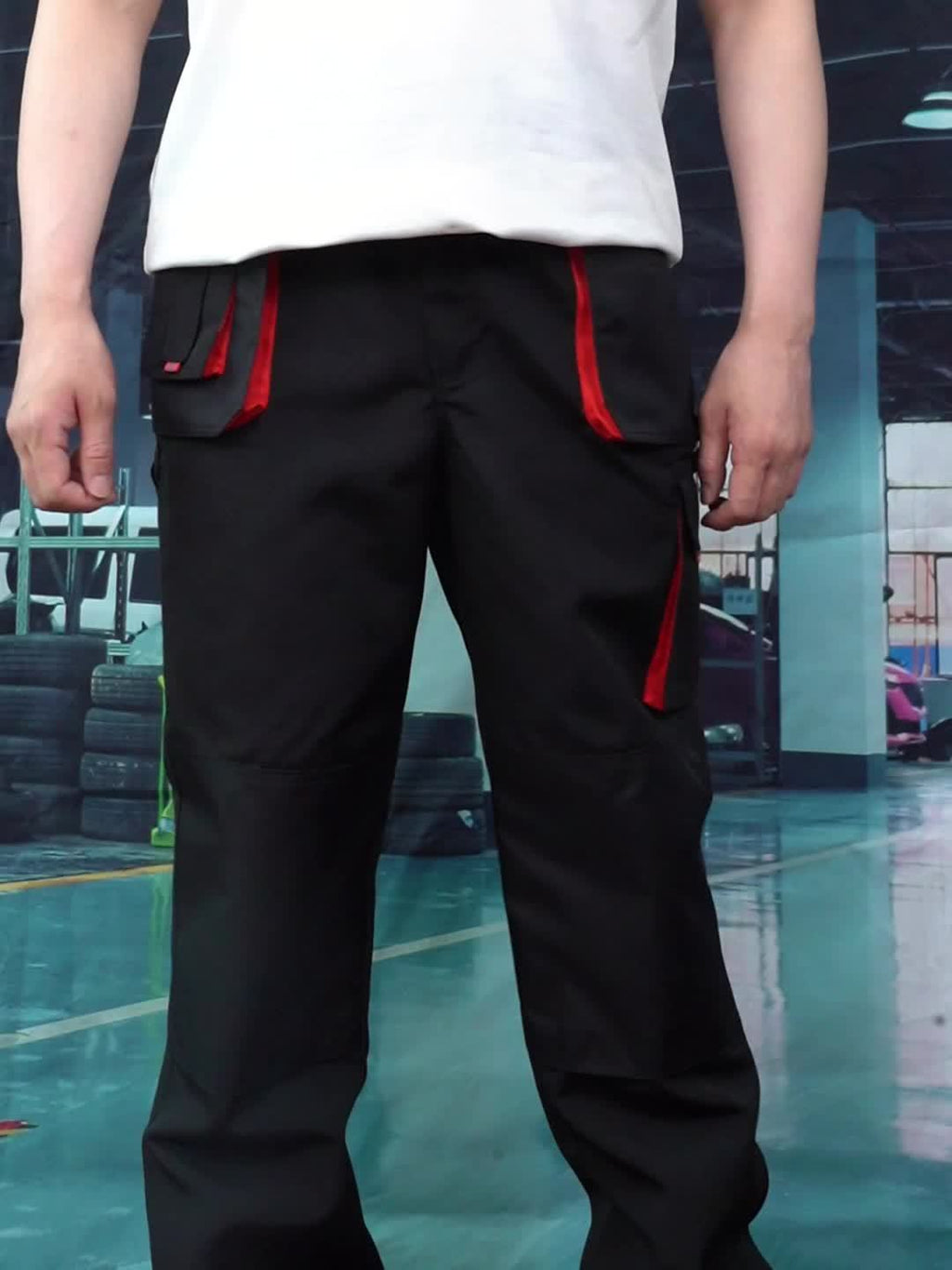 Men's Work Pants, Multi-Pocket, Heavy-Duty Utility