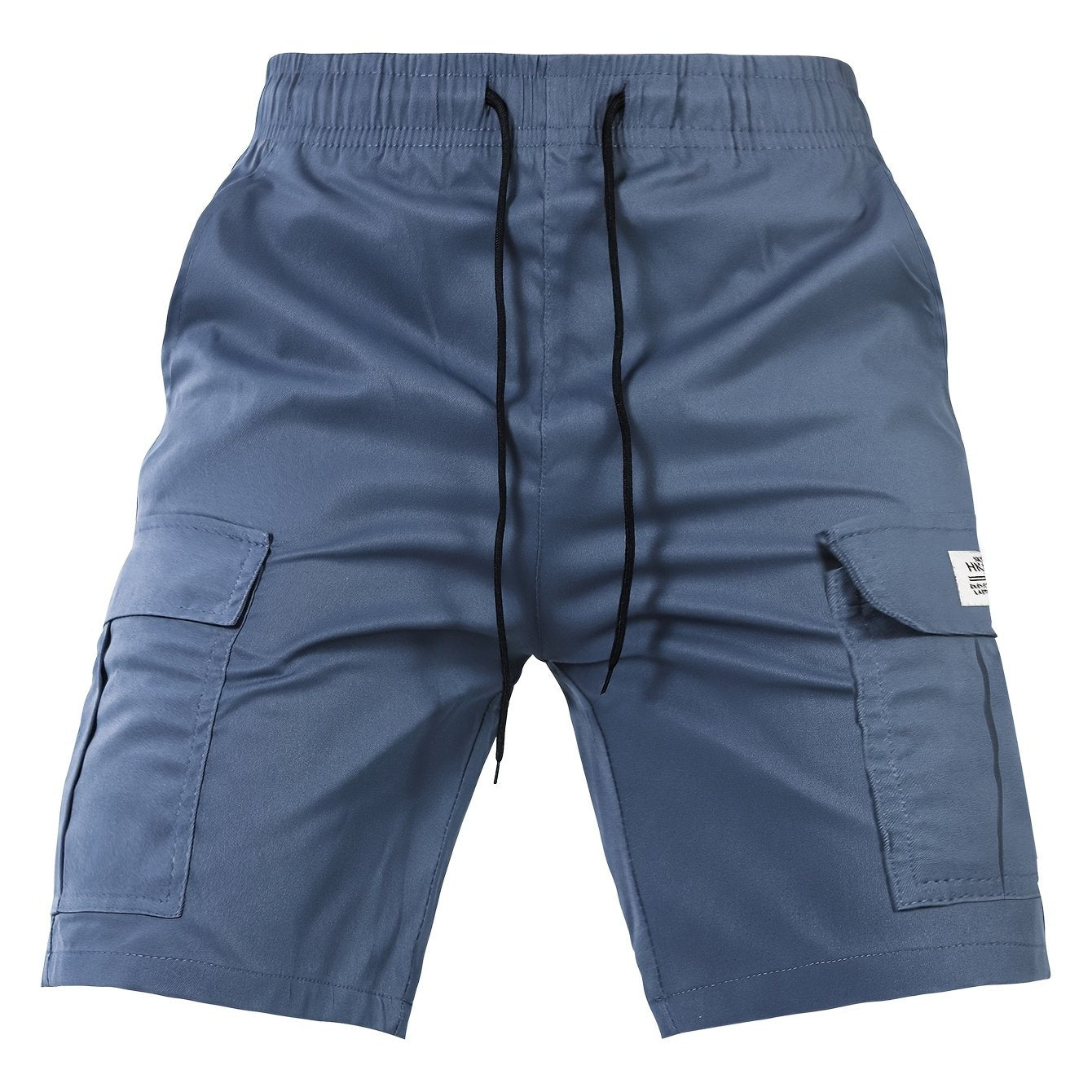 Men's Cargo Shorts, Elastic Waist Drawstring, Large Pockets