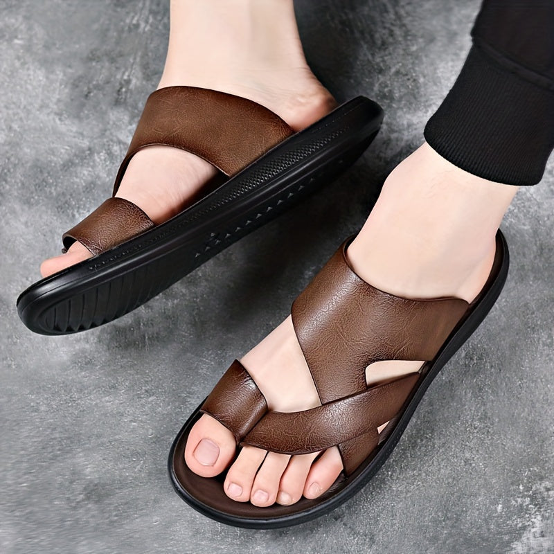 Men's Lightweight Slide Sandals, Breathable Summer