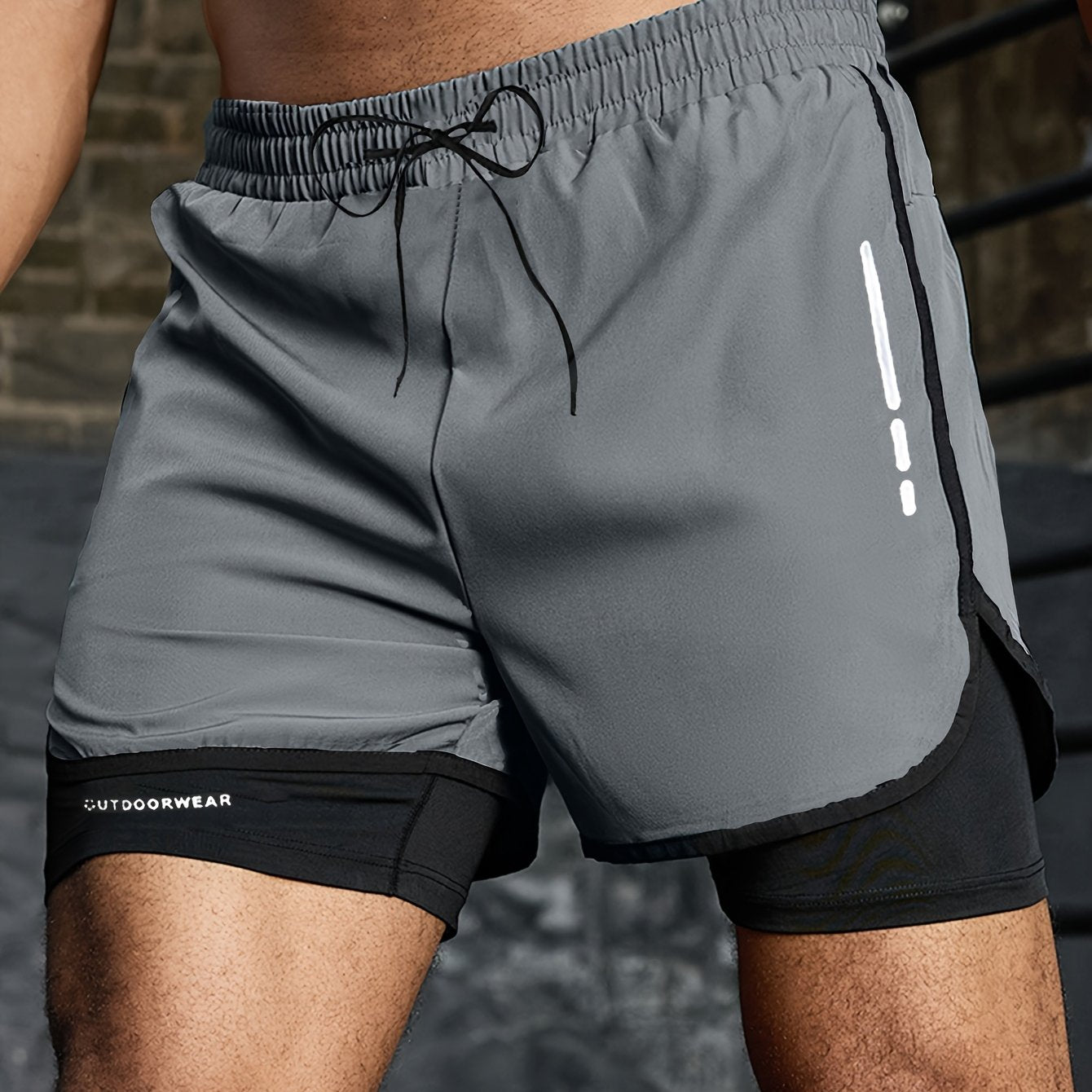 Men's Swim Trunks, Quick-Dry, Flat-Front Lined
