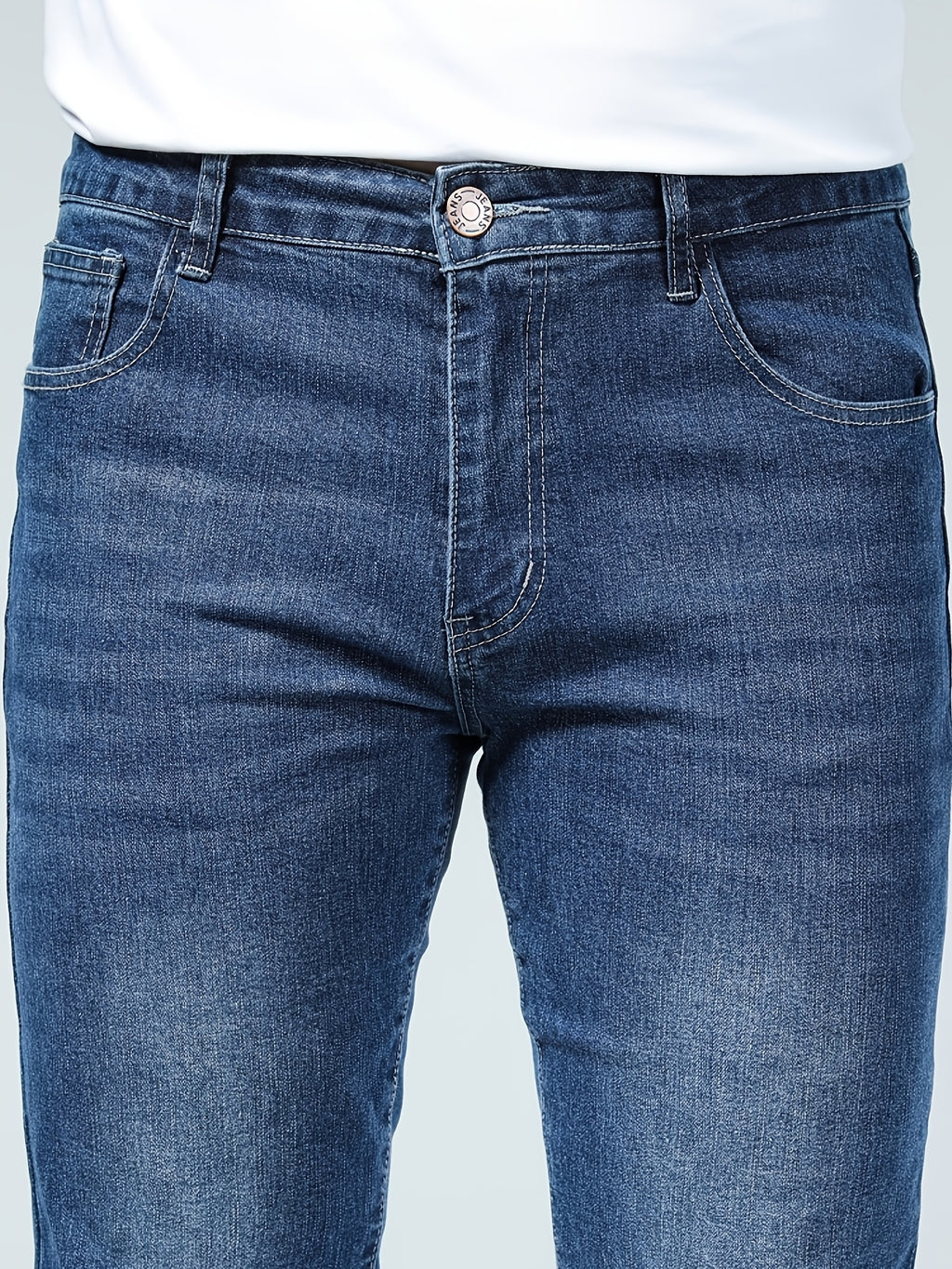 Men's Jeans, Blue Wash, Slim-Fit Stretch