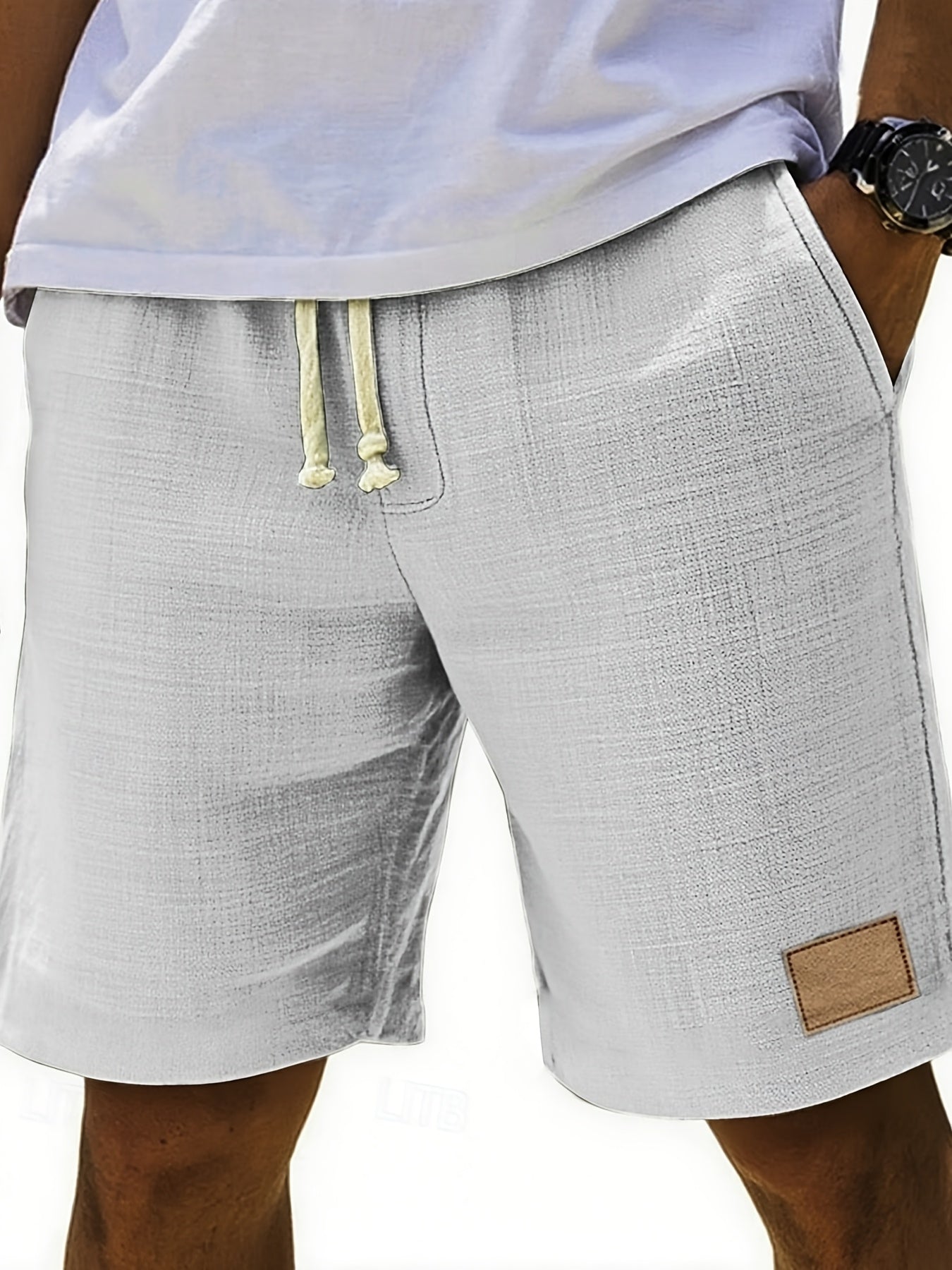 Men's Summer Shorts, Drawstring, Casual with Pockets