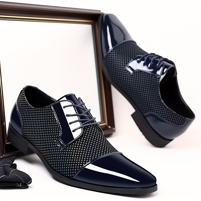 Men's Derby Dress Shoes, Pointed-Toe Business
