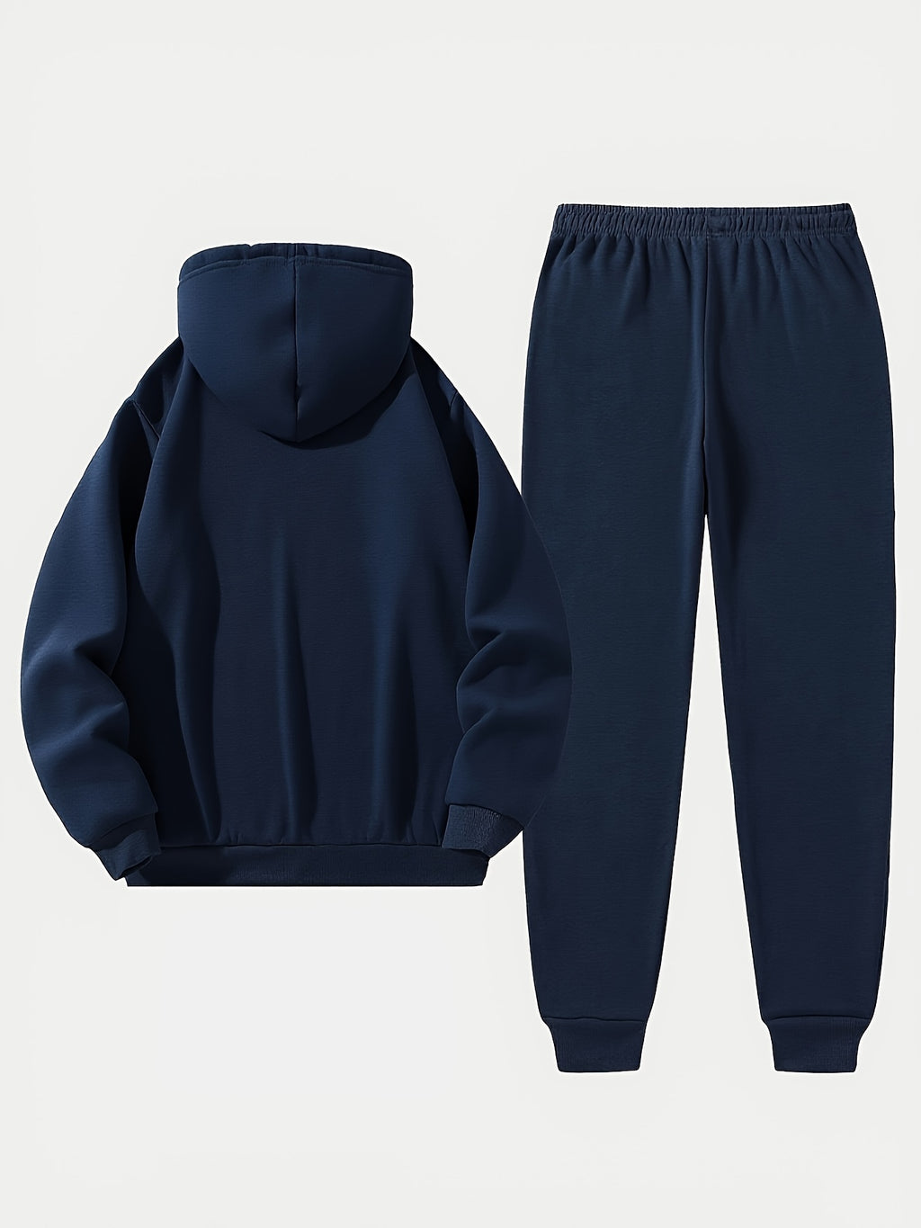 Men's Hoodie & Sweatpants Set, Casual Sport