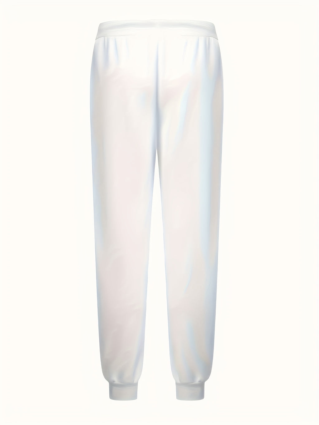 Men's Sports Joggers, Letter Print, Tapered
