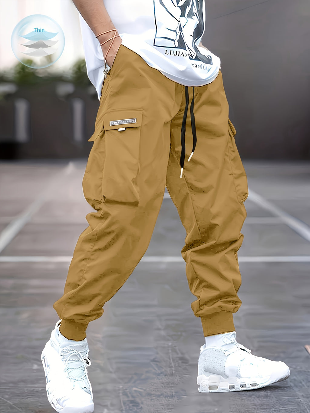 Men's Cargo Pants, Multi-Pocket, Casual Utility