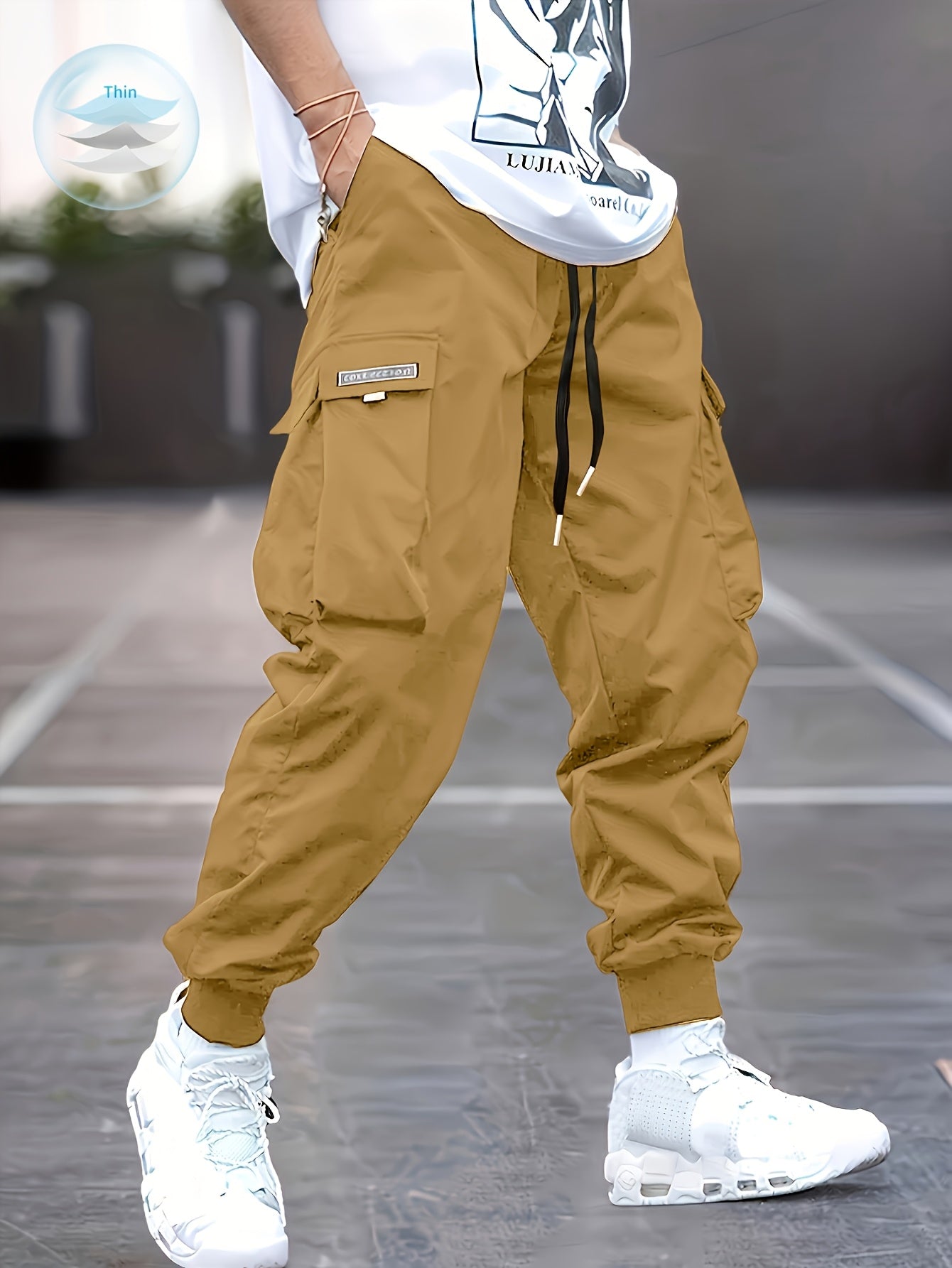 Men's Cargo Pants, Multi-Pocket, Casual Utility