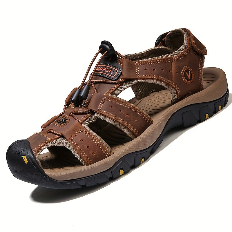 Men's Adjustable-Strap Sandals, Vintage Outdoor