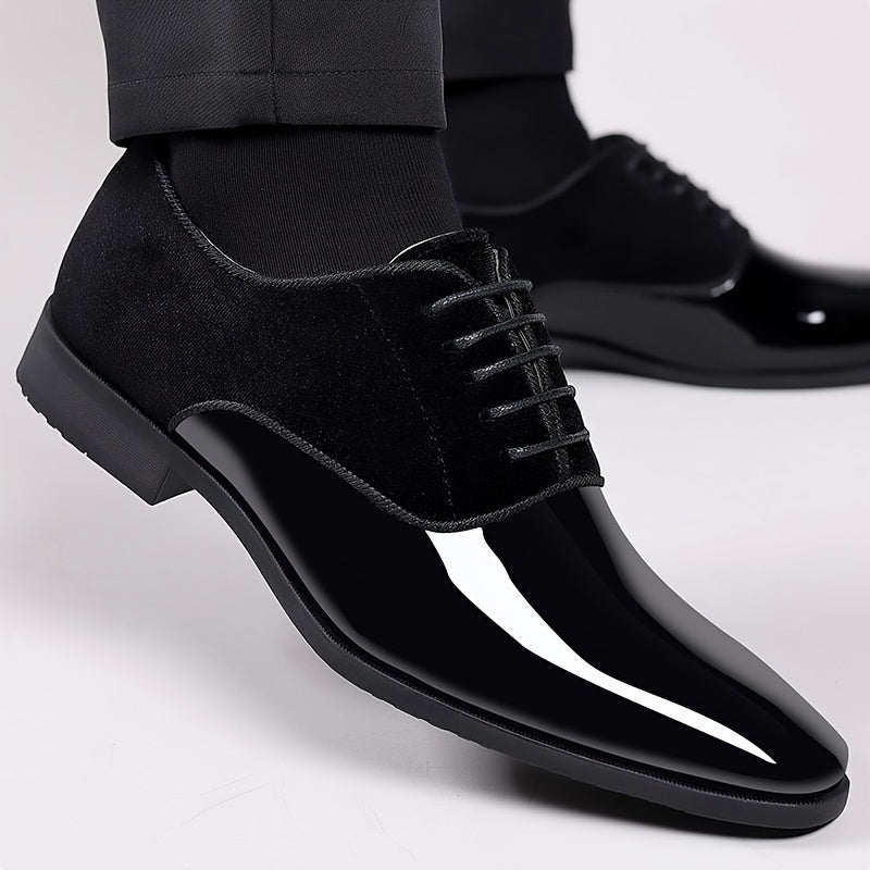 Men's Derby Dress Shoes, Pointed-Toe Business