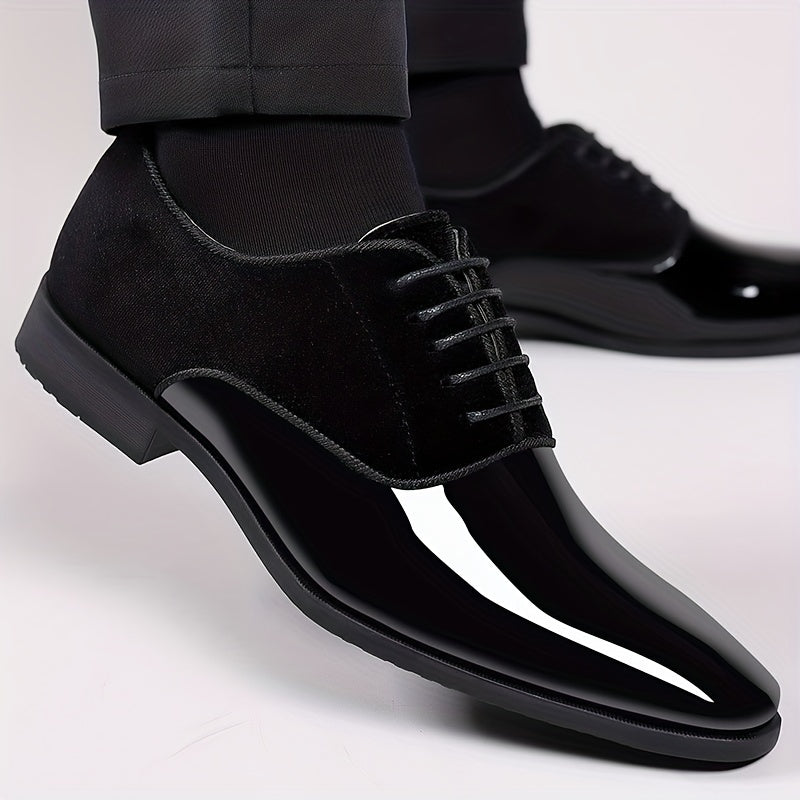 Men's Derby Dress Shoes, Pointed-Toe Business