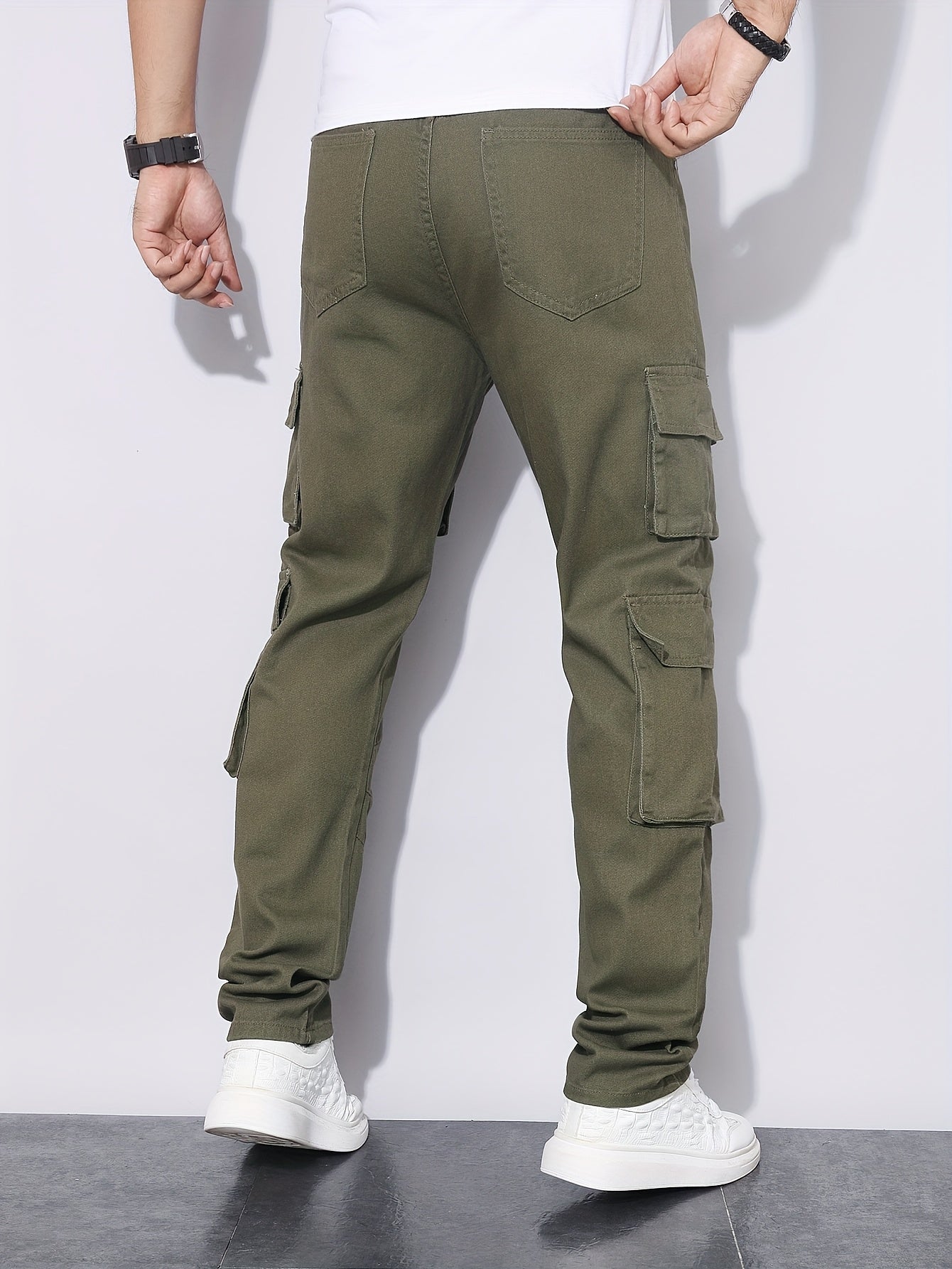 Men's Jeans, Multi-Pocket, Slim Straight Workwear