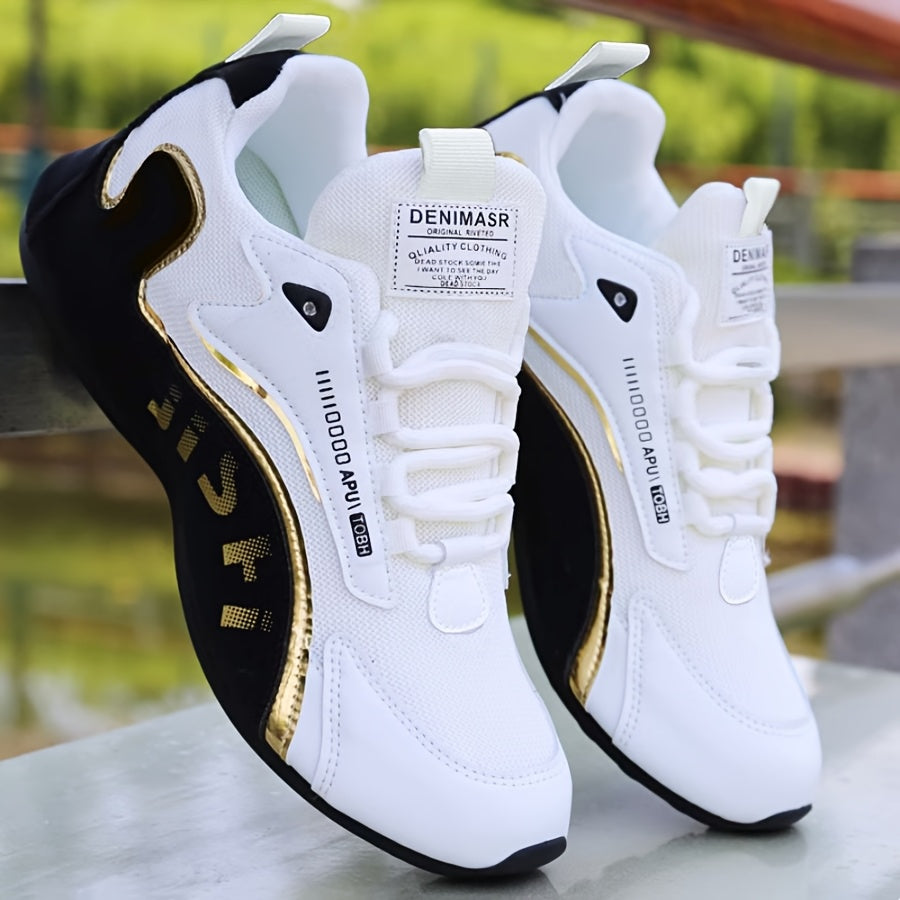 Men's Fashion Sneakers, Lace-Up Low-Top