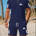 Men's Golf Polo & Shorts Set, Casual