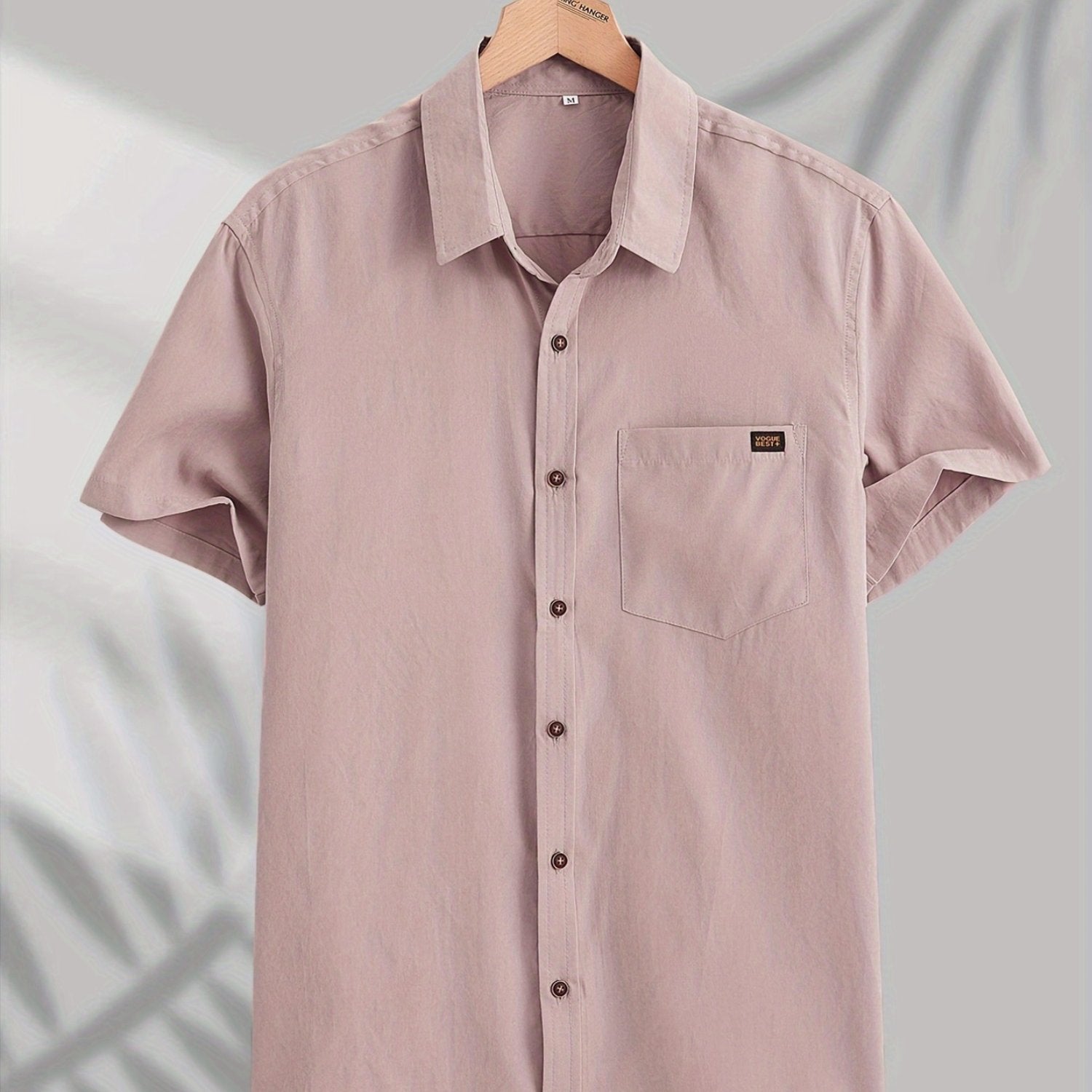 Men's Short-Sleeve Shirt, Casual Button-Down