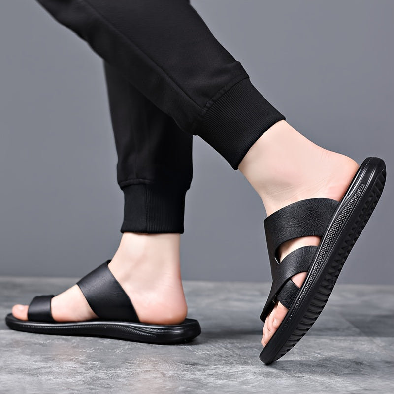 Men's Lightweight Slide Sandals, Breathable Summer
