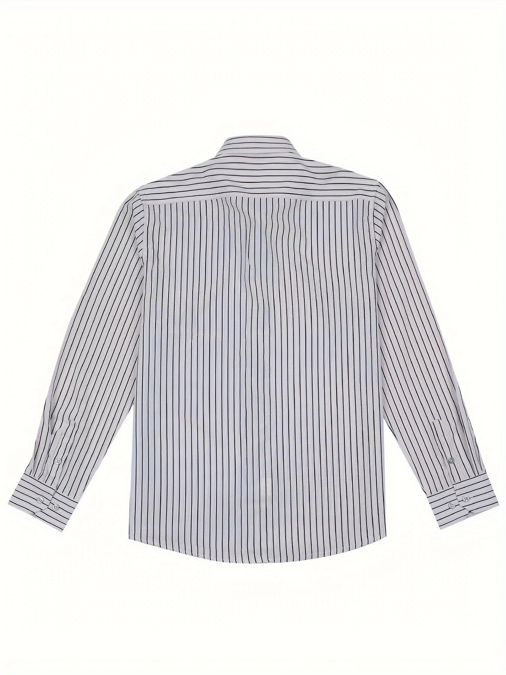 Men's Long-Sleeve Shirt, Vertical Stripe, Slim Dress
