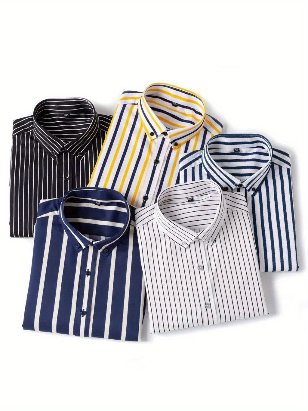 Men's Long-Sleeve Shirt, Vertical Stripe, Slim Dress