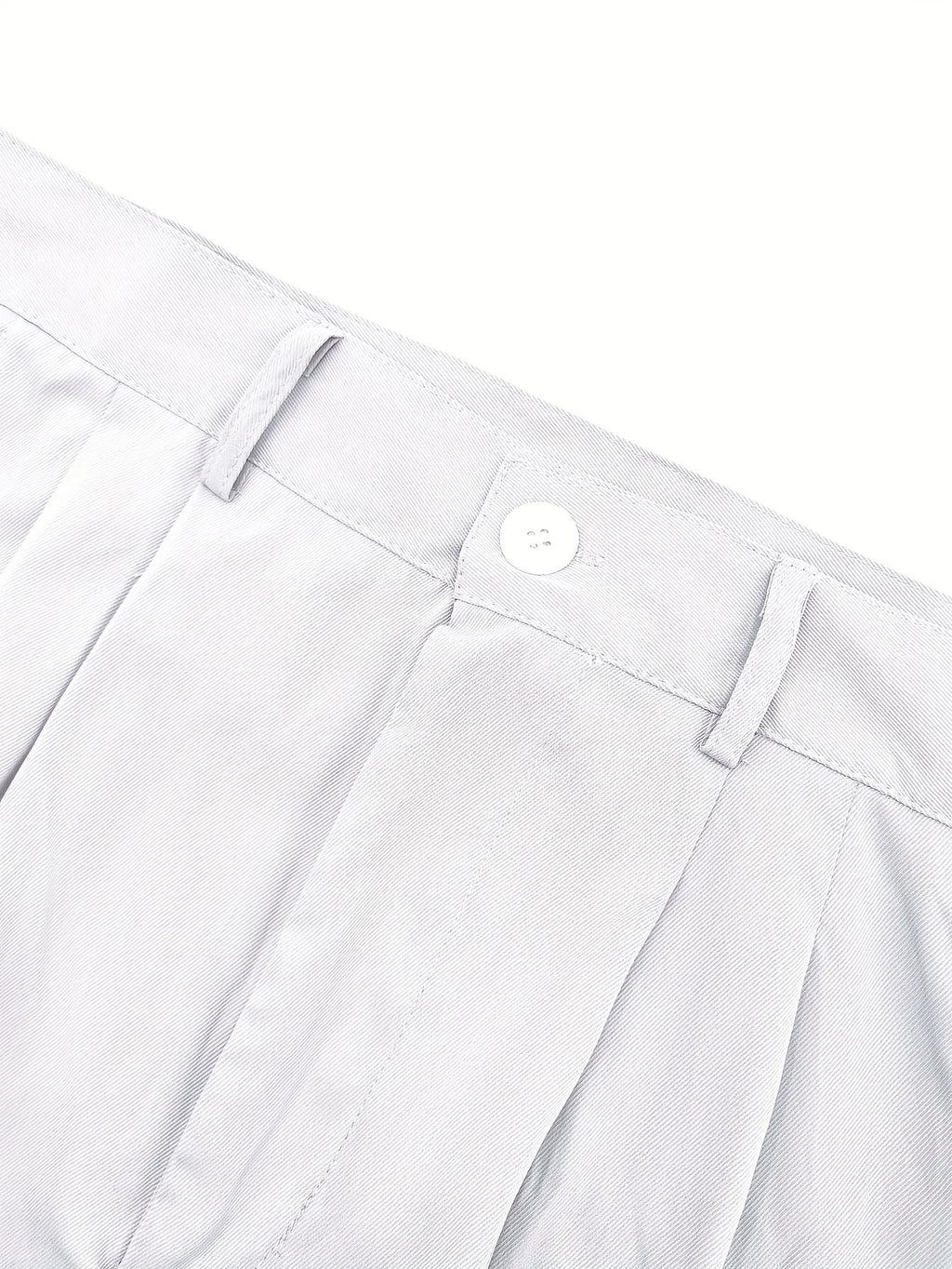 Men's White Trousers, Classic Versatile Casual