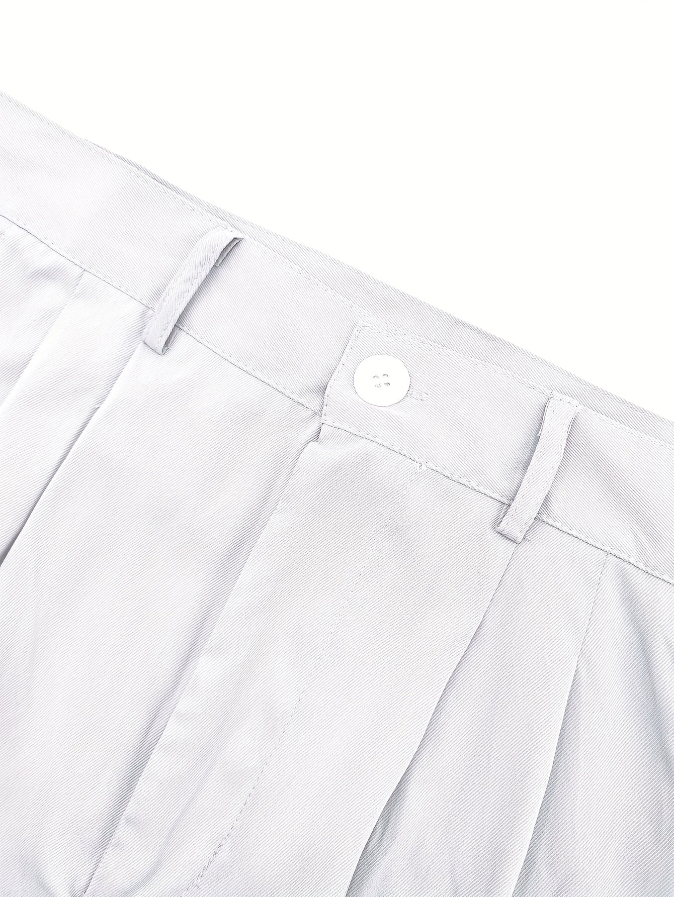 Men's White Trousers, Classic Versatile Casual