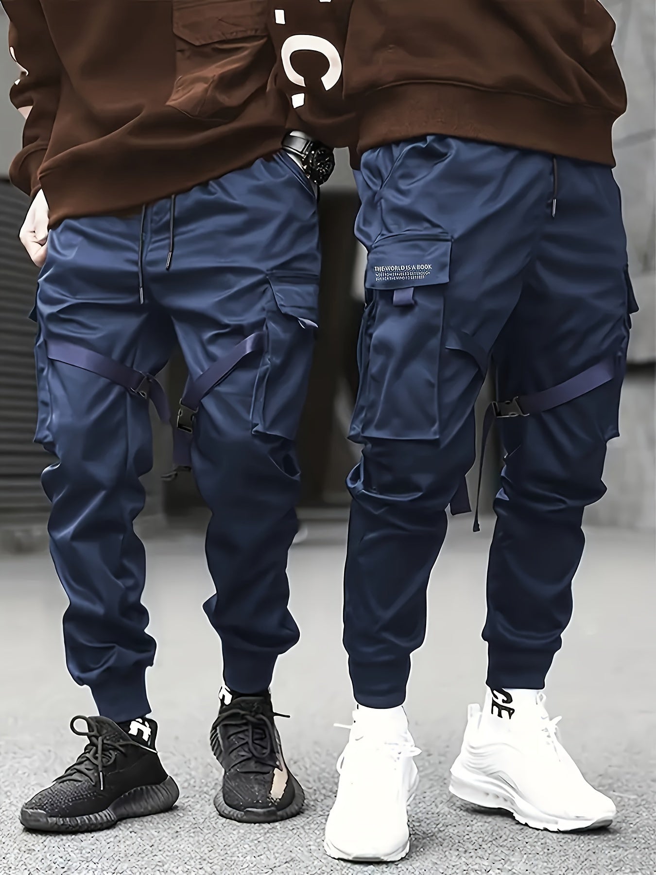 Men's Cargo Pants, Straight-Leg, Slim Multi-Pocket