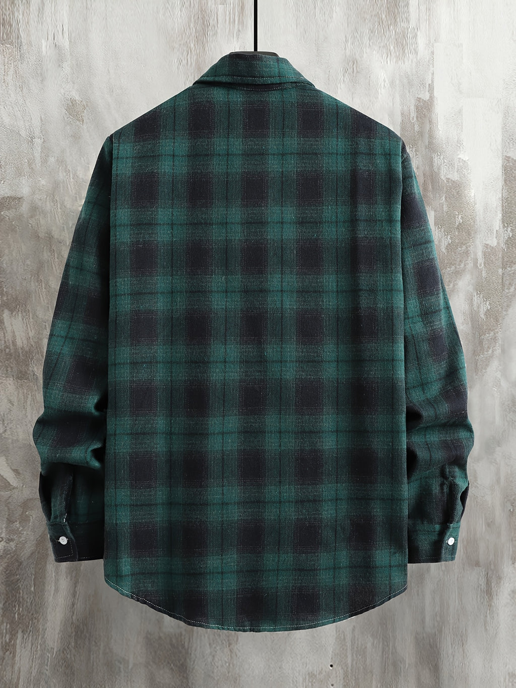 Men's Flannel Shirt, Loose-Fit Plaid, Long-Sleeve