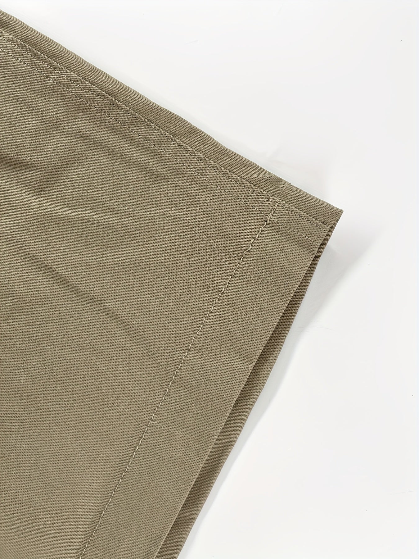 Men's Cargo Shorts, Multi-Pocket Khaki, Casual Streetwear