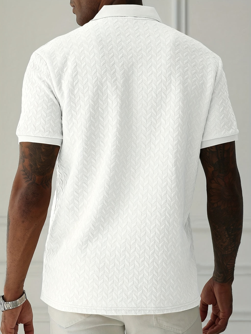 Men's Short-Sleeve Shirt, Casual Solid